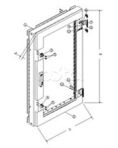 Дверь передняя плексигласовая TOA PGD-22 в Братске Системы оповещения и трансляции TOA Pintop.ru